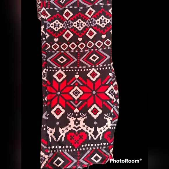 Ugly Christmas Sweater Pants - Leggings Christmas 1x